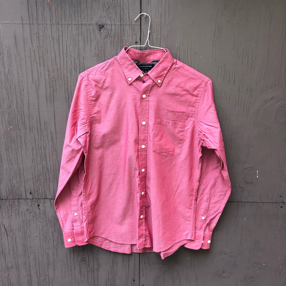 Banana Repubic Print Soft Wash Slim Fit